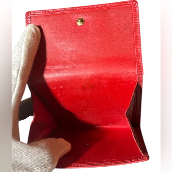 Louis Vuitton Red Epi Wallet with Temporary  Crossbody Conversion - Picture 9 of 10